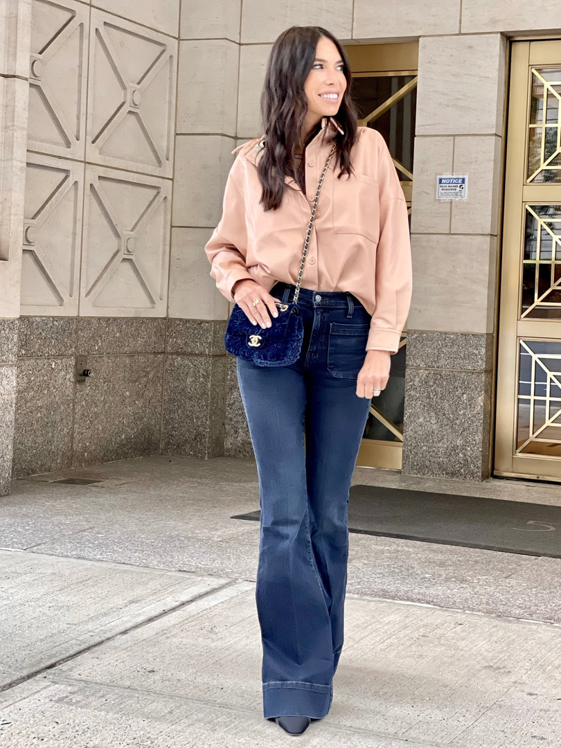 Fashion Look Featuring French Connection Tops And Veronica Beard Jeans