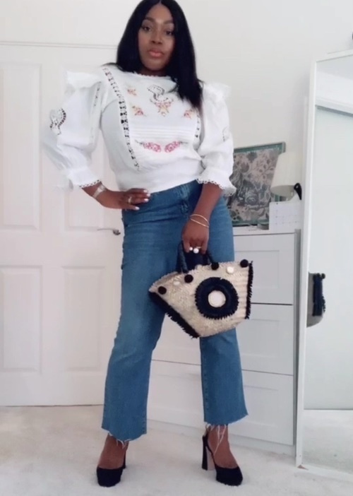 Fashion Look Featuring River Island Tops and Topshop Cropped Jeans by  Mum-a-Porter - ShopStyle