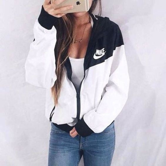 nike colour block windbreaker jacket