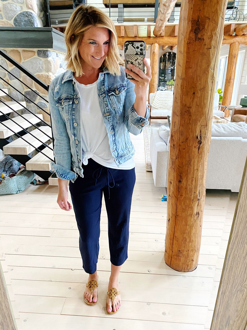 Fashion Look Featuring Old Navy Denim Jackets and Athleta Plus Size ...