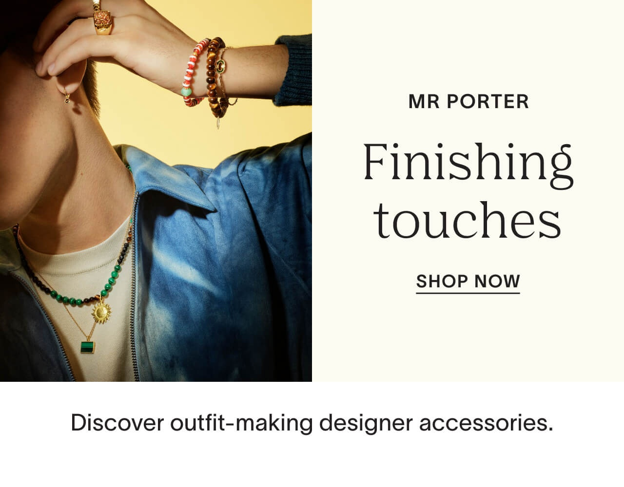 Shop finishing touches at MR PORTER