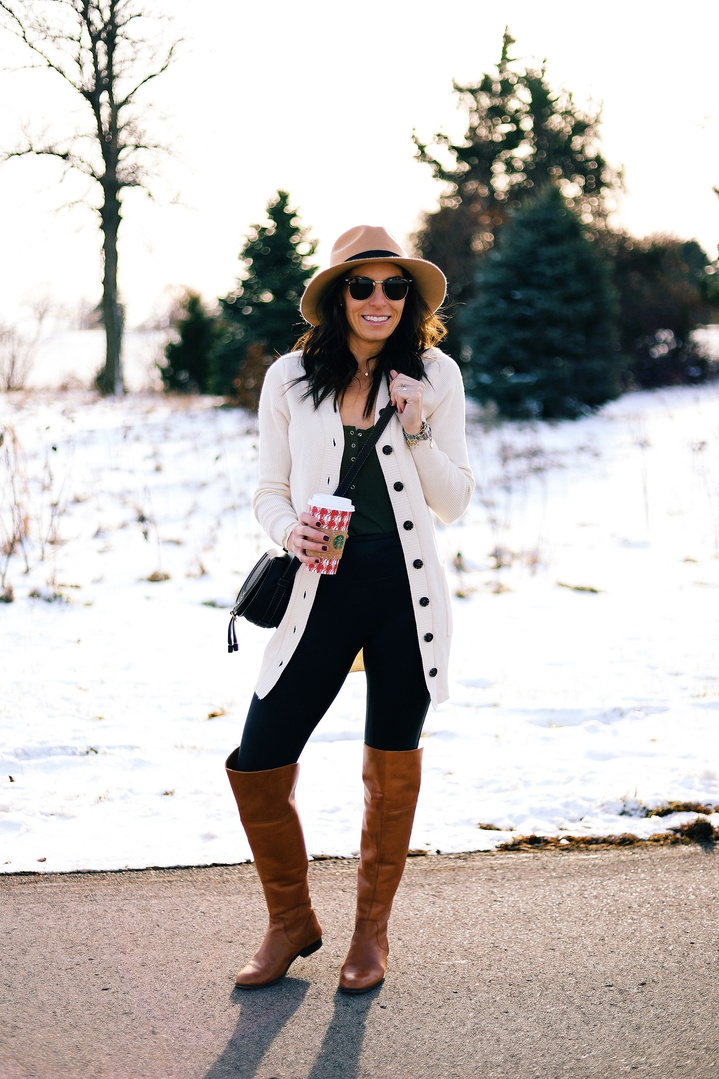 Fashion Look Featuring Spanx Leggings and Joe Fresh Coats by ...