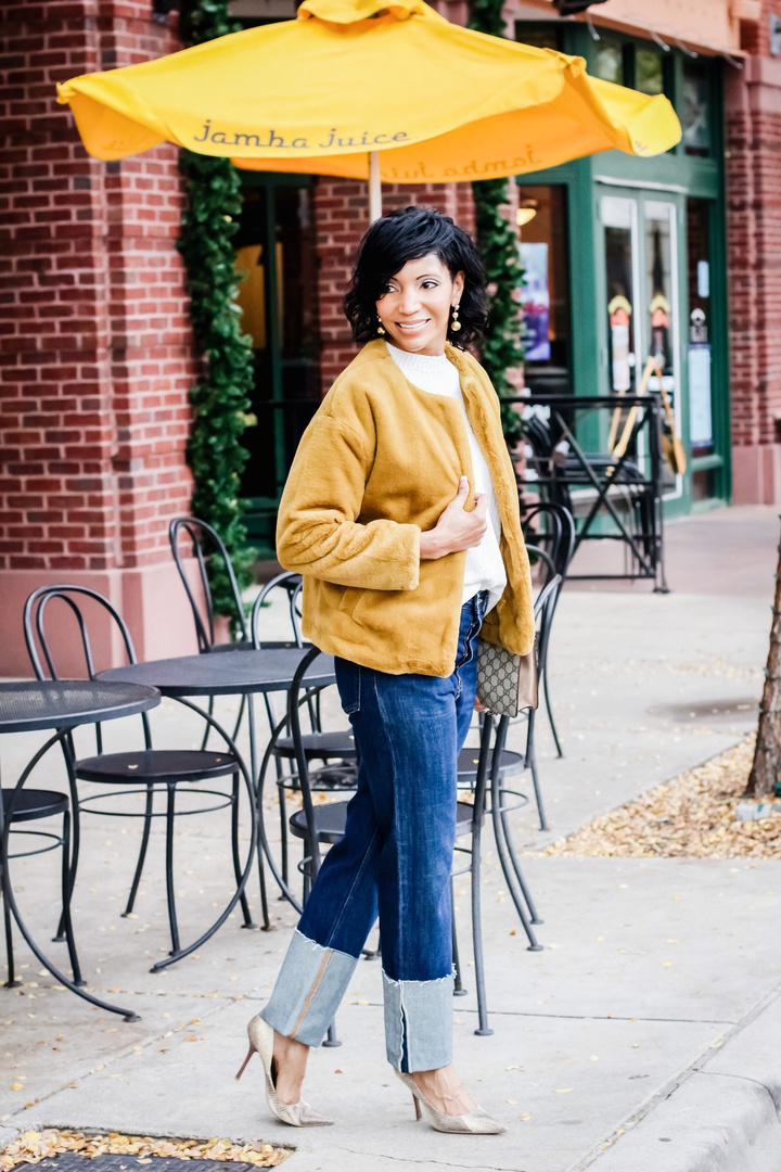 Fashion Look Featuring Free People Fur Shearling Coats and Tiger Mist Down Puffer Coats by YourMidlifeMaven ShopStyle