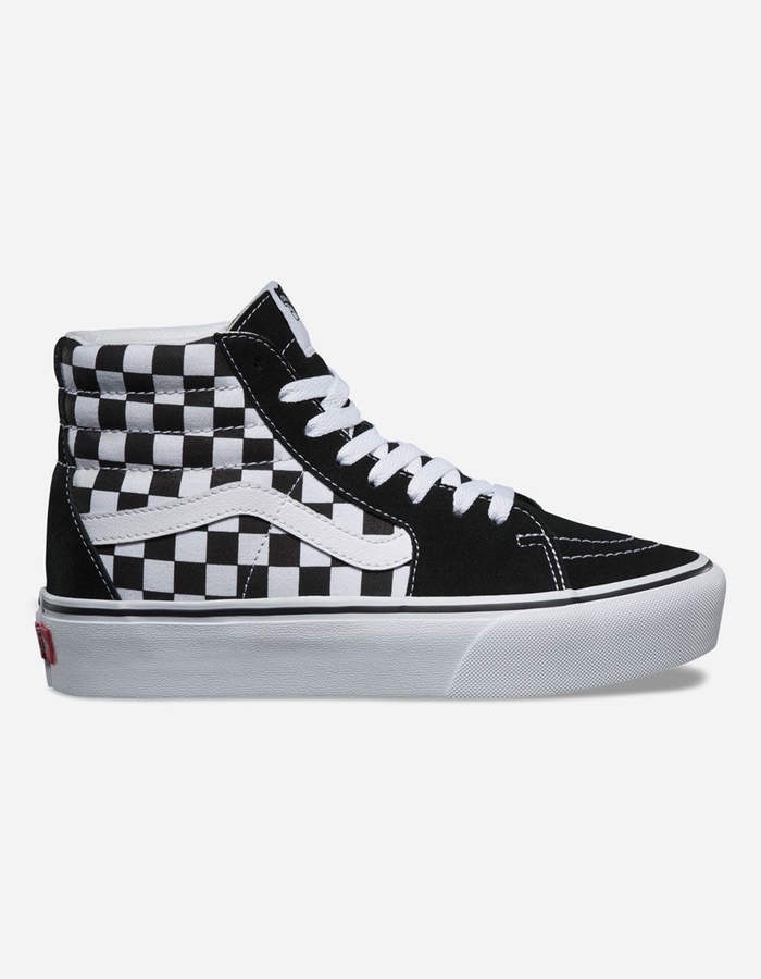 party checkered vans