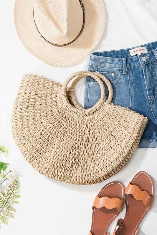 Look by HadleyRaeBoutique featuring Ga Sale The Cut-Out Cut-Off Jean Shorts - Blue173