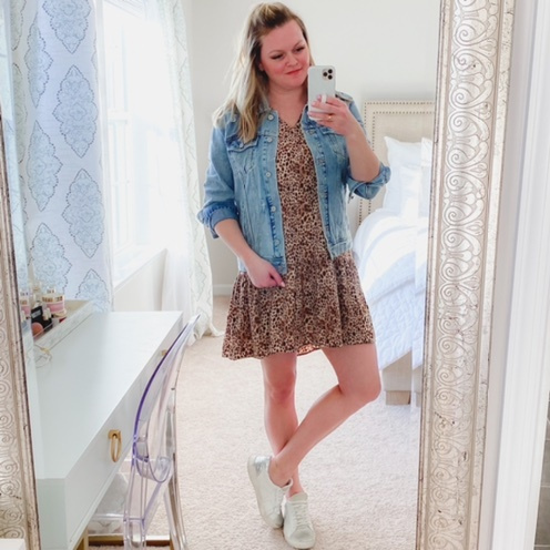 Fashion Look Featuring A New Day Day Dresses and Old Navy Denim