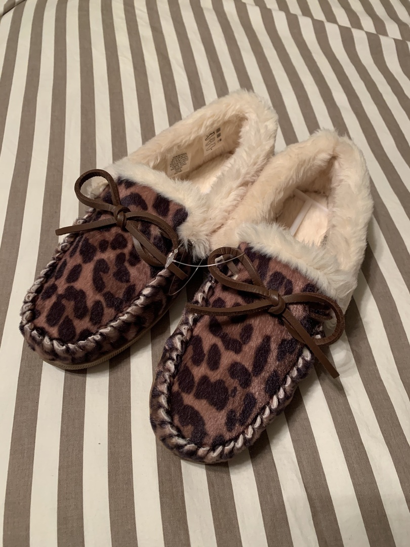 j crew leopard slippers