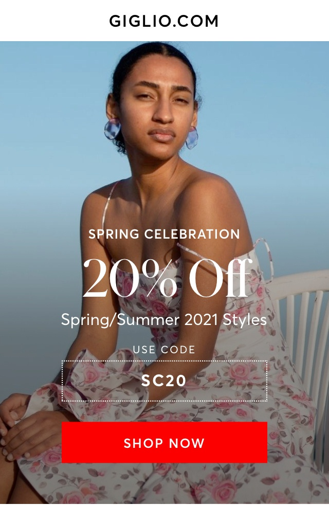 20% OFF AT GIGLIO