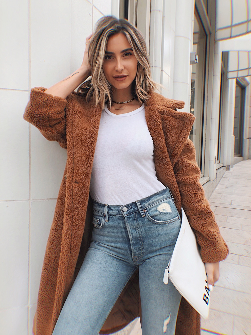 cotton citizen split jeans