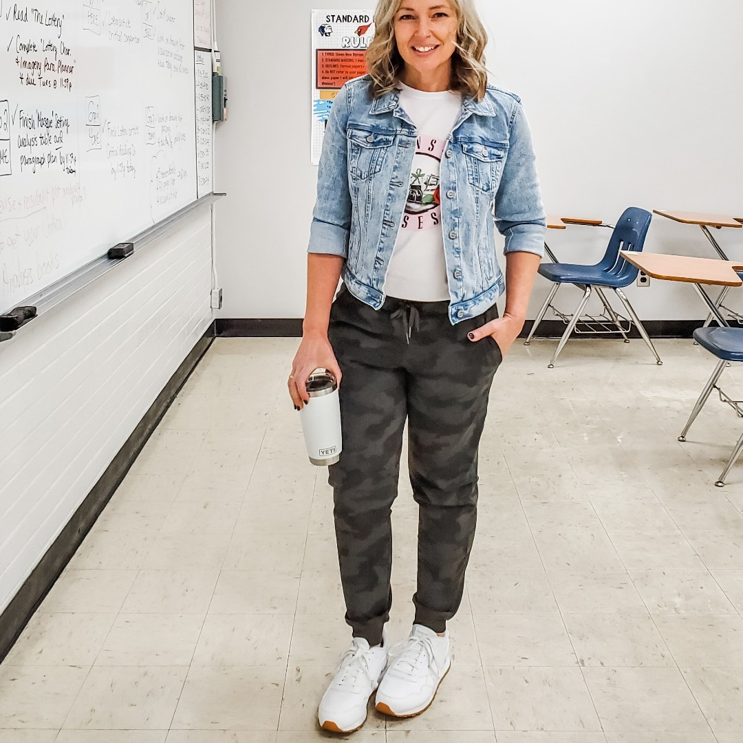 Look by everydayteacherstyle featuring Reebok Classic Harman Run Sneaker