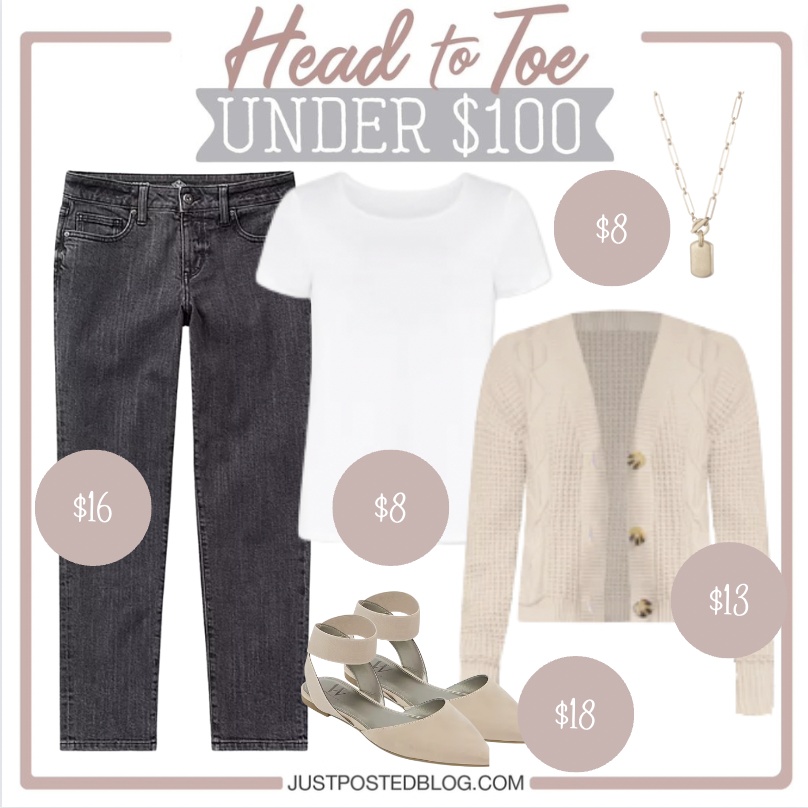 Look by Just Posted featuring St. John's Bay Womens Mid Rise Girlfriend Jean