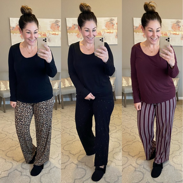  PJ sets and today they are $29 plus get slippers for $15 Fit Tips: size down if in-between   #ShopStyle #MyShopStyle #Winter