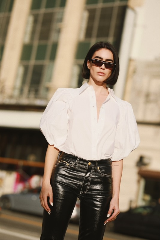 Fashion Look Featuring Balenciaga Sunglasses and Miu Miu Earrings - ShopStyle