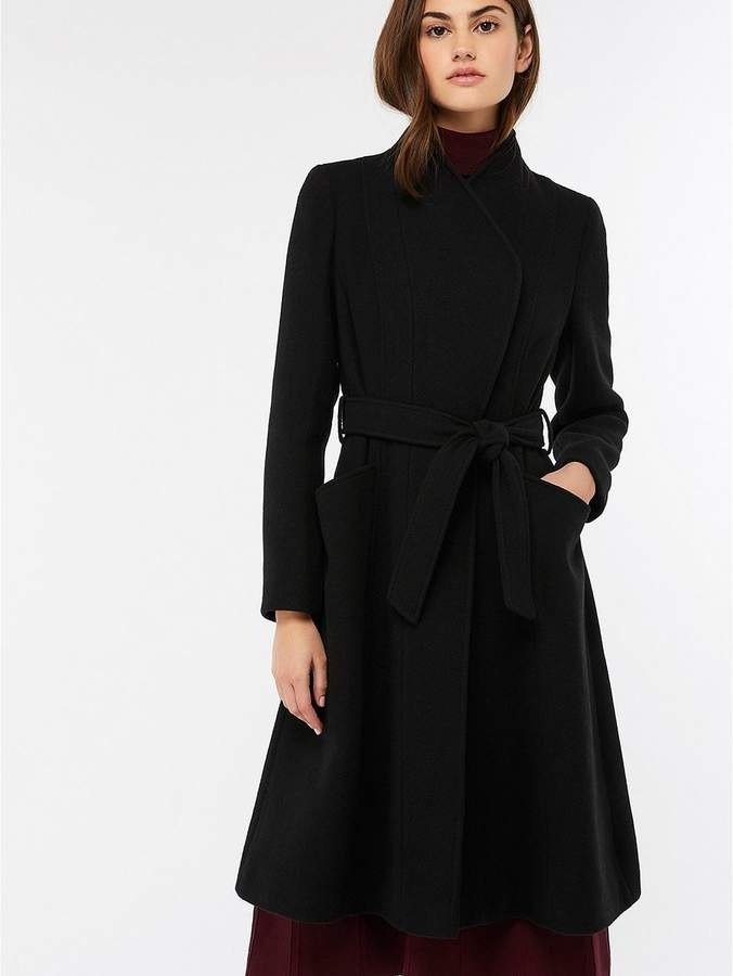 Fit and shop flare coat petite