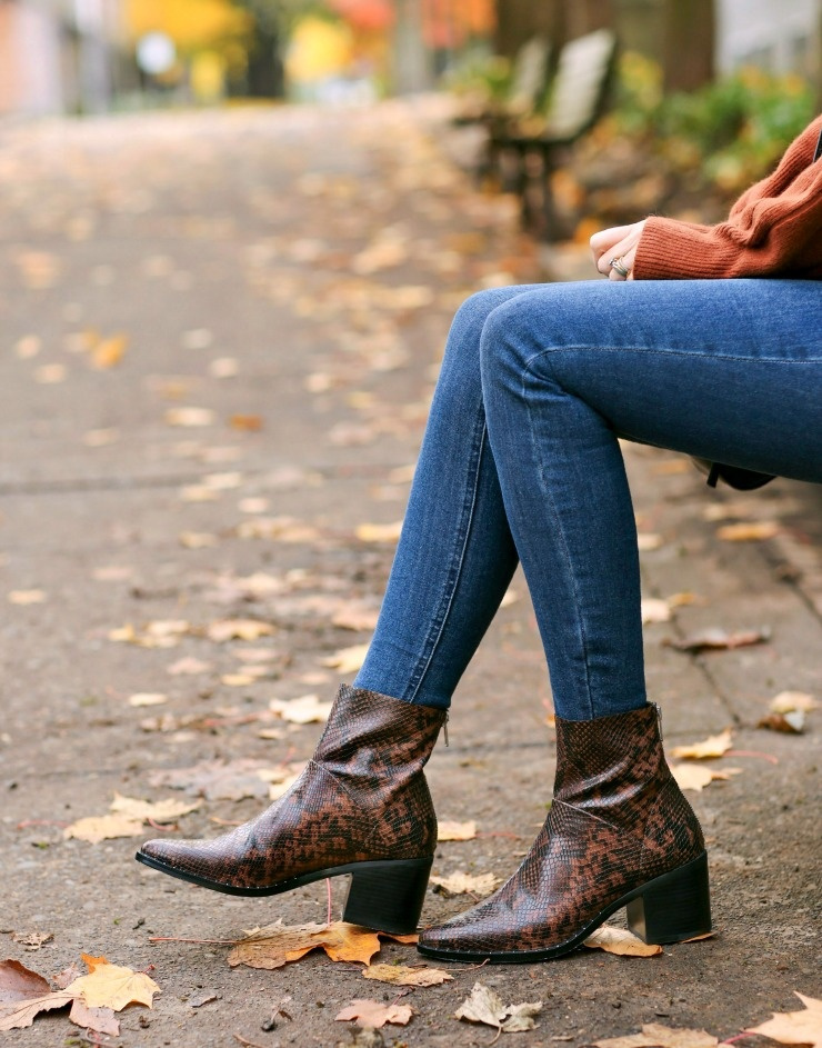 treasure and bond studded booties