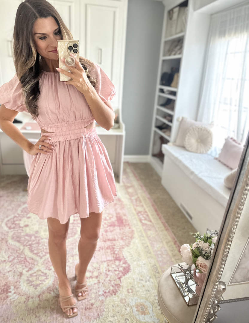 Casual cut out dress best sale