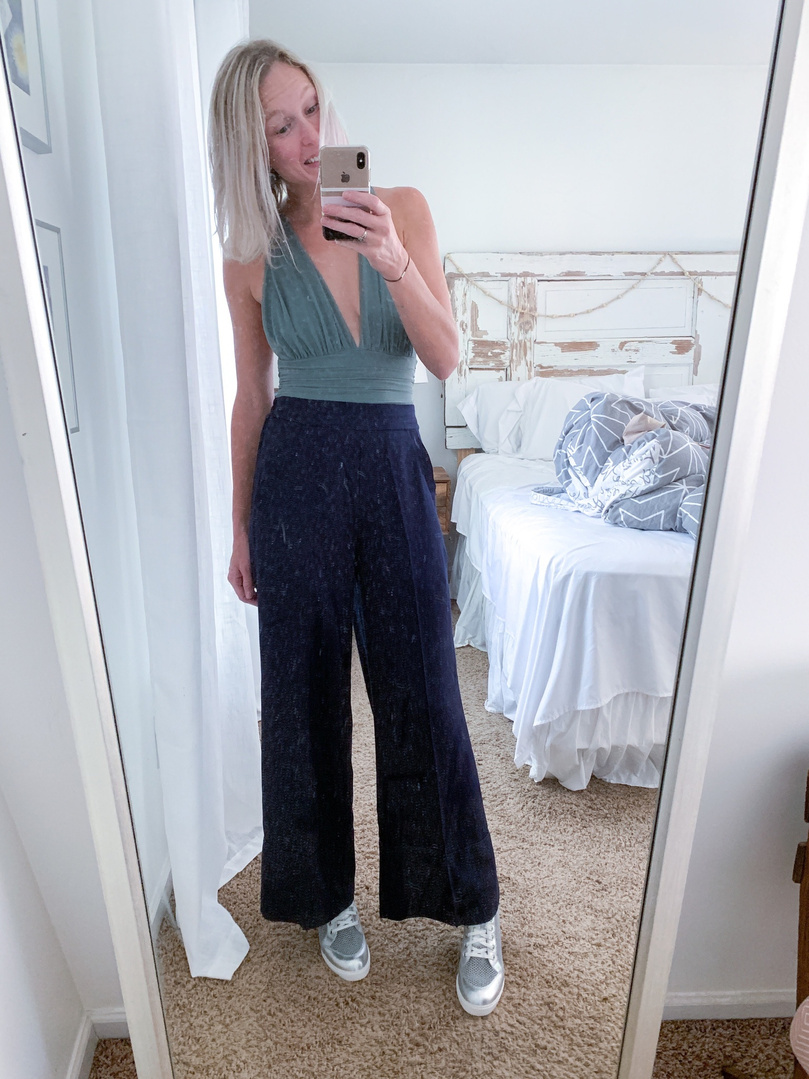 Fashion Look Featuring H&M Shapewear and H&M Wide-Leg Pants by themomedit -  ShopStyle