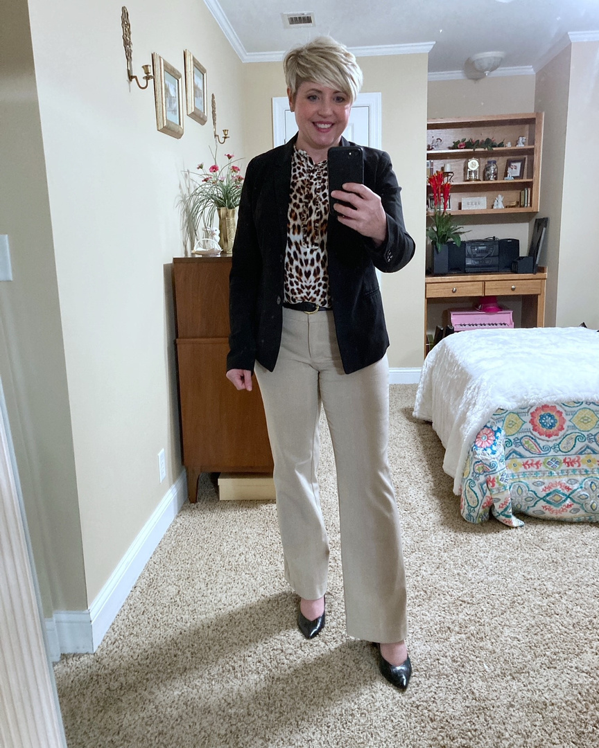 Look by Savvy Southern Chic featuring Print V-Neck Blouse