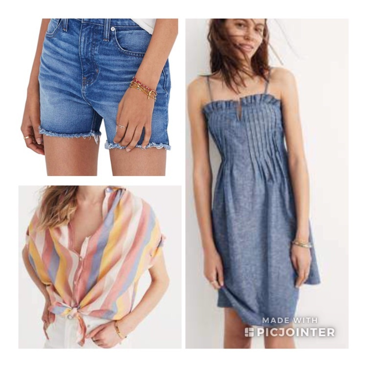 madewell daylily pintuck dress