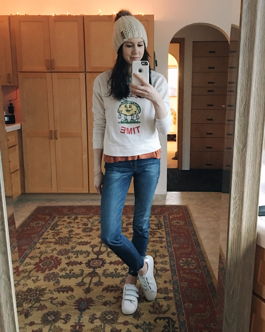 Fashion Look Featuring Forever 21 Sweatshirts & Hoodies and Madewell T ...