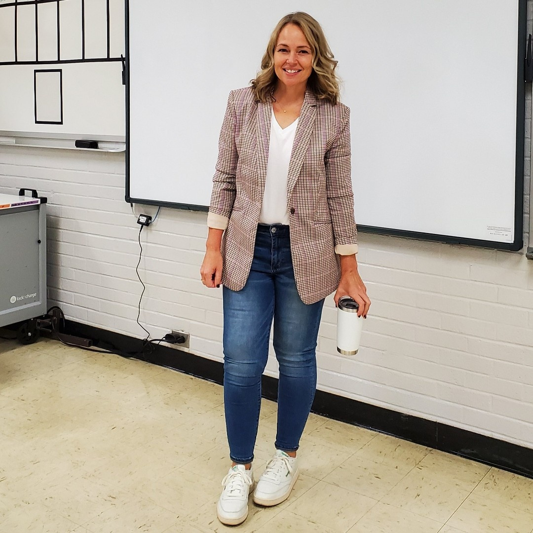 Look by everydayteacherstyle featuring YETI Rambler 20 oz Tumbler, Stainless Steel, Vacuum Insulated with MagSlider Lid