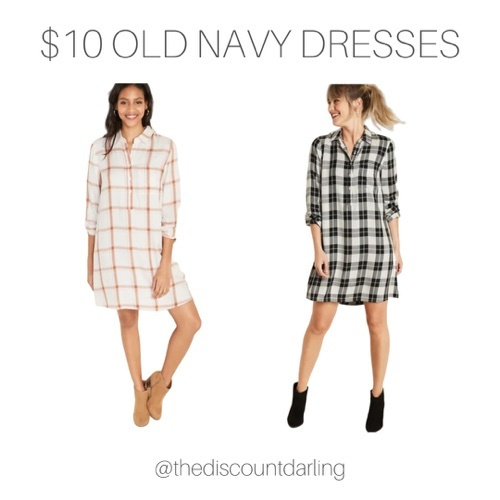 old navy plaid dress