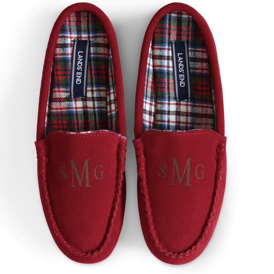 lands end moccasin slippers