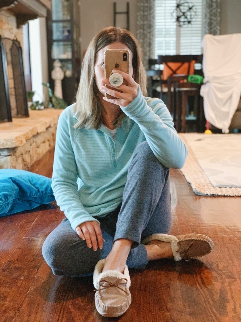 Fashion Look Featuring J.Crew Factory Slippers and J.Crew Slippers