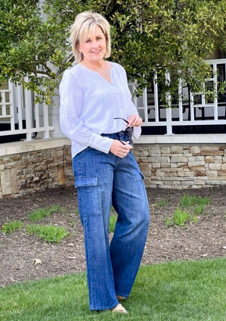 Fashion Look Featuring Sonoma Goods For Life Tops and Draper James Wide ...