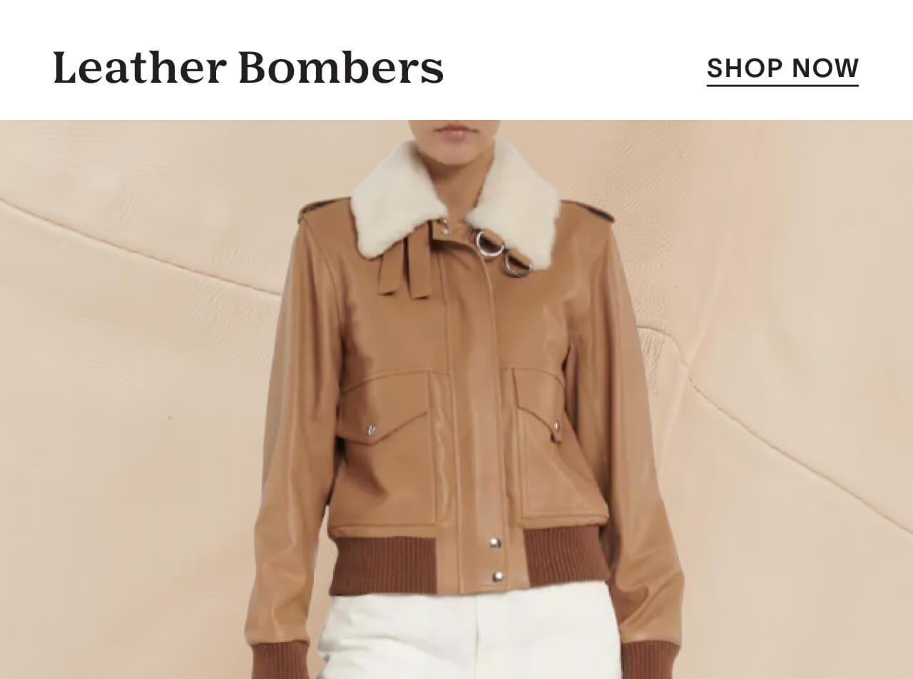 Leather Bomber