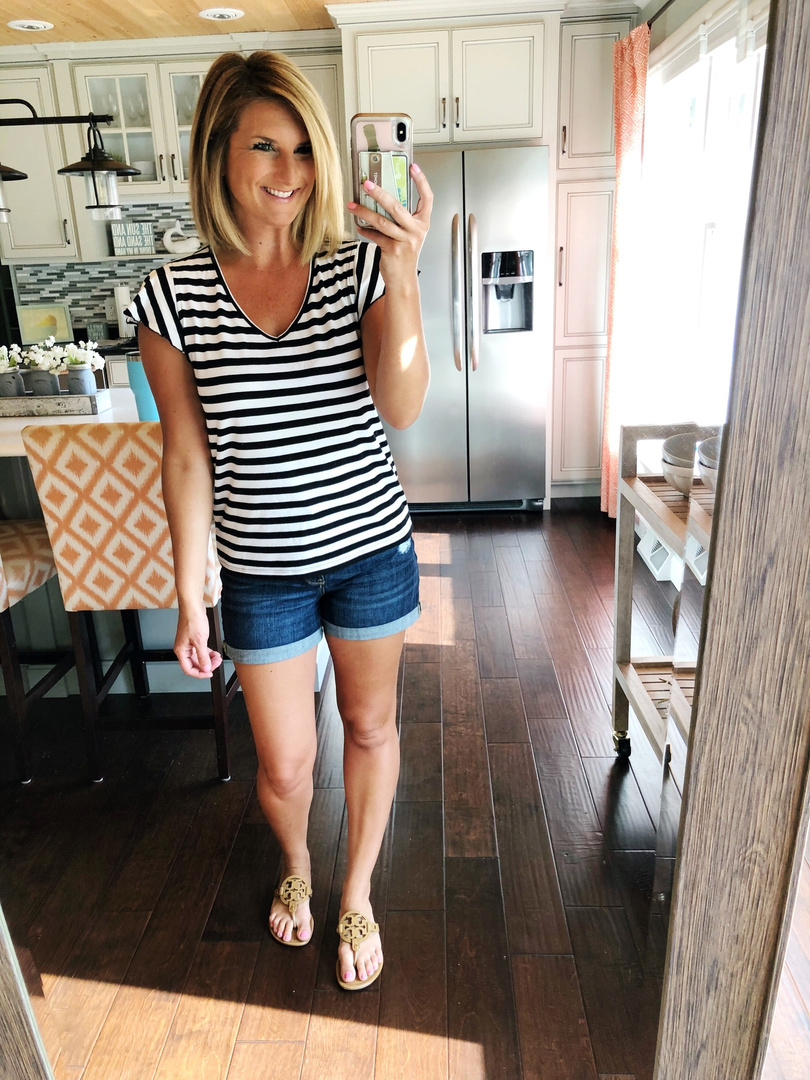 Fashion Look Featuring 1901 T-shirts and Old Navy Shorts by ...
