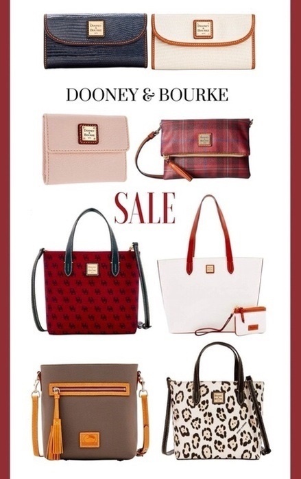 Dooney & Bourke Signature Logo Print Gretta Collection Pouchette Crossbody  Bag