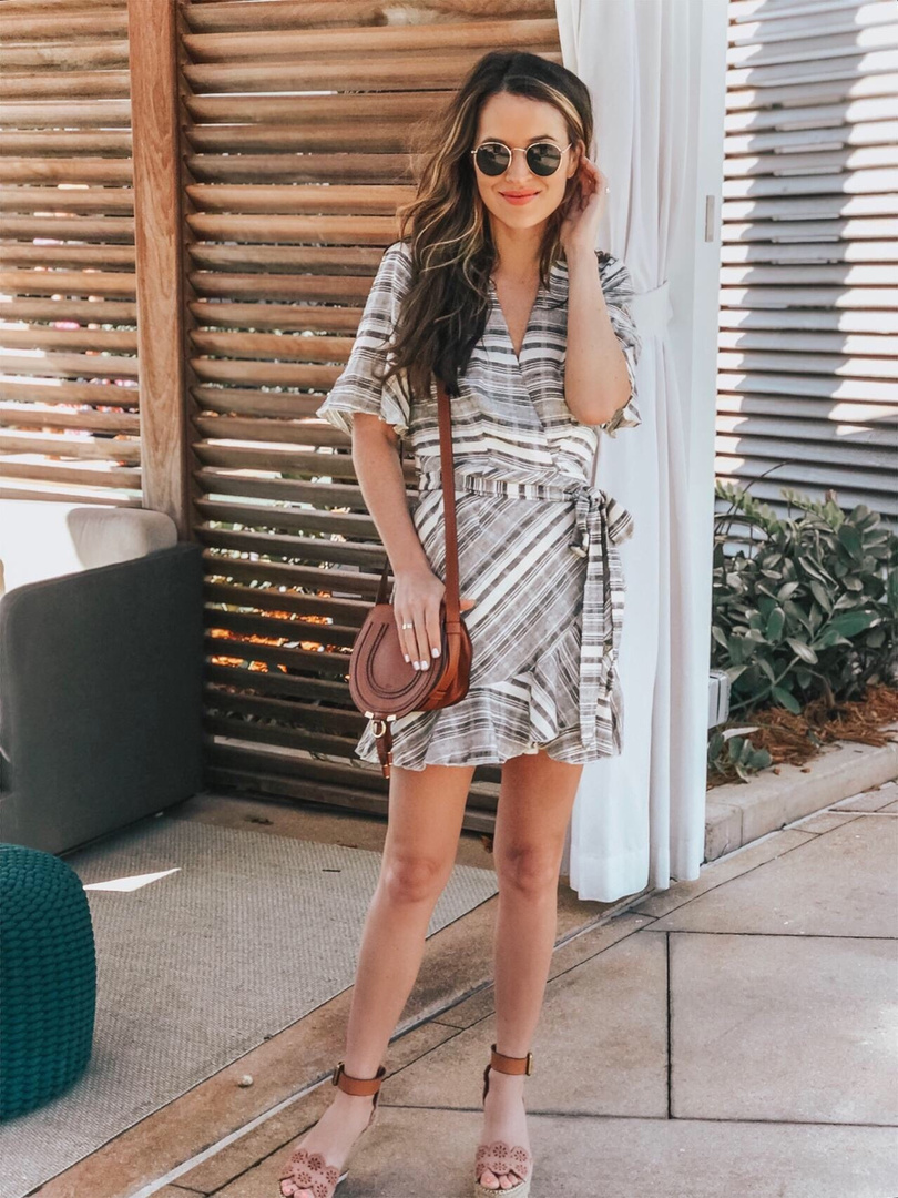 Fashion Look Featuring Majorelle Dresses and See by Chloe Wedge ...