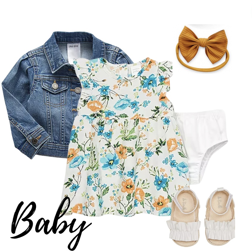 Look by Just Posted featuring So Adorable Girls Strap Sandals