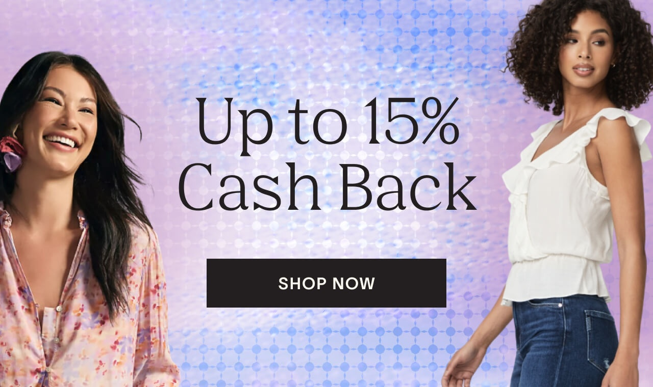 Header- Up to 15% Cash Back