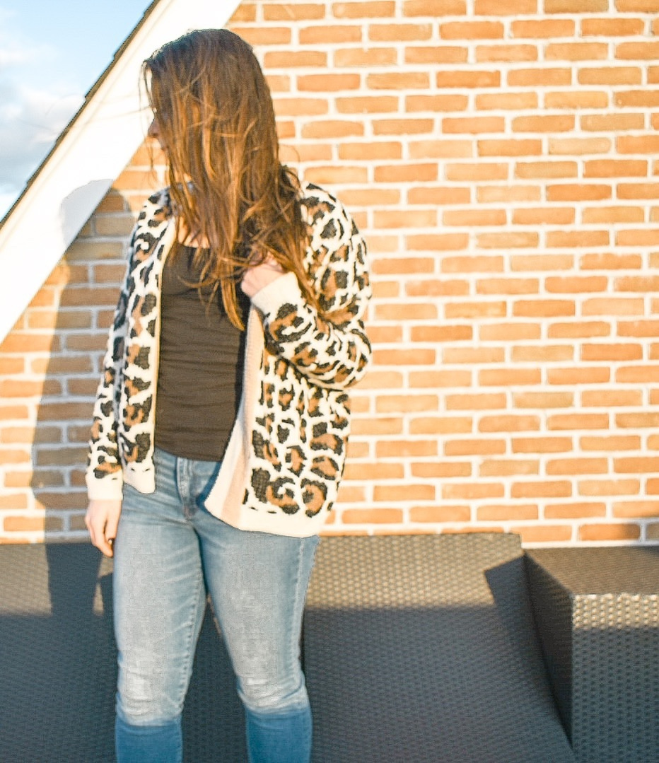 luella leopard cardigan