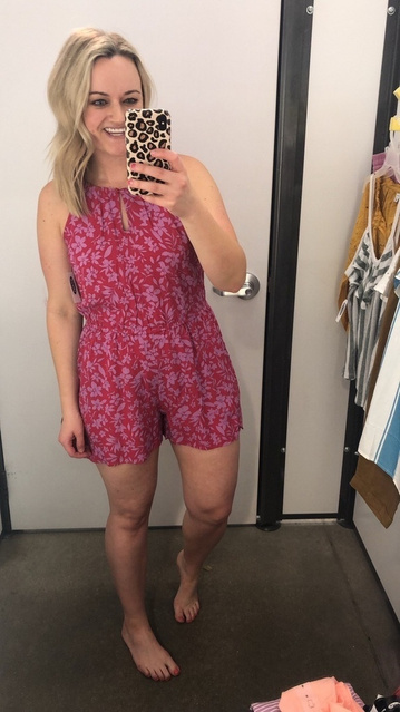 old navy keyhole romper