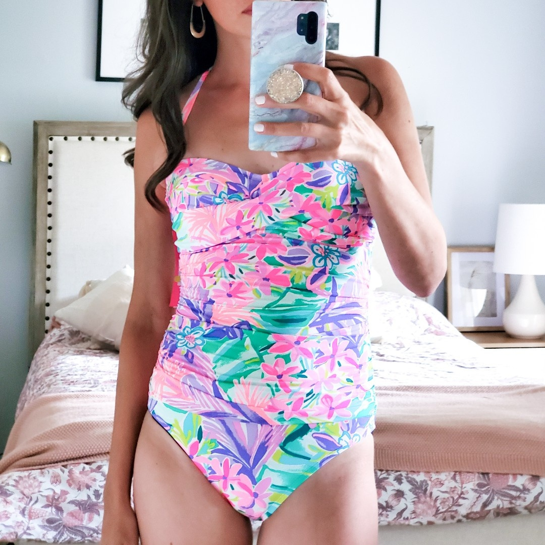 Fashion Look Featuring Lilly Pulitzer One Piece Swimsuits and