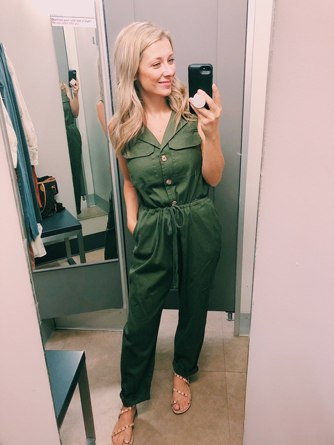 target olive jumpsuit