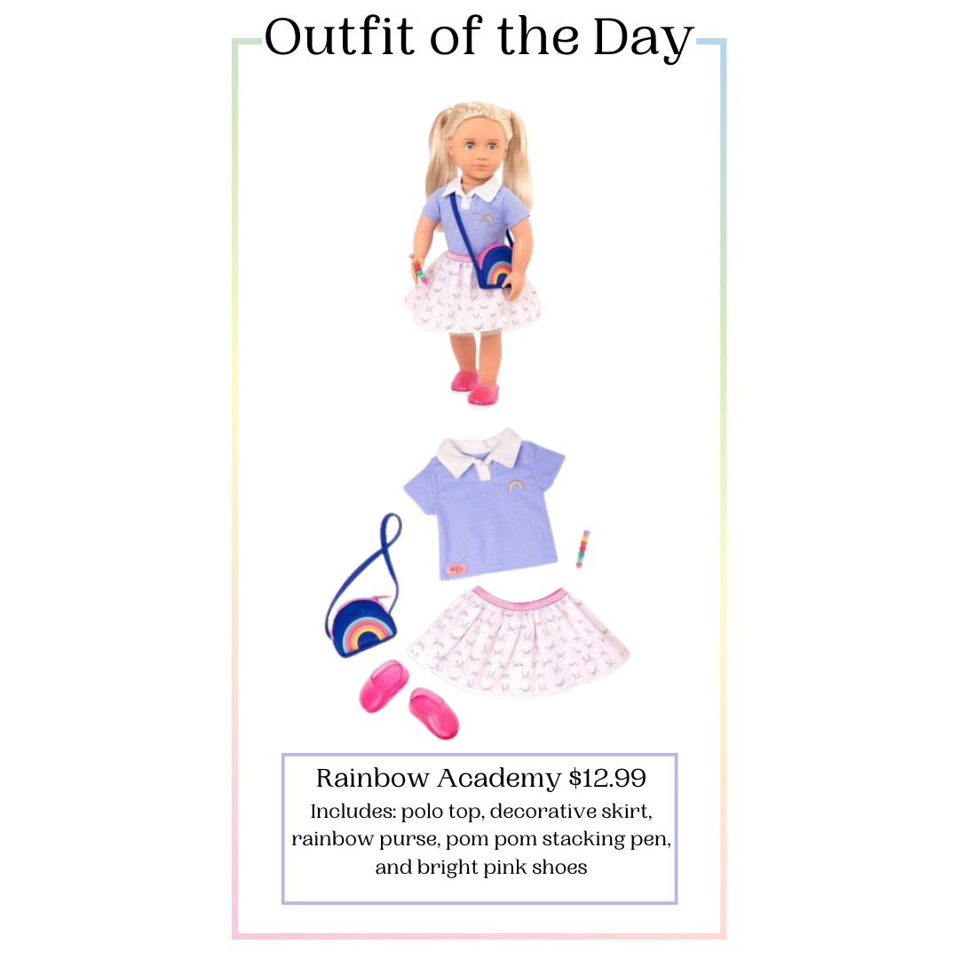 Our Generation School Uniform Outfit For 18 Dolls Rainbow Academy Linds Trends 