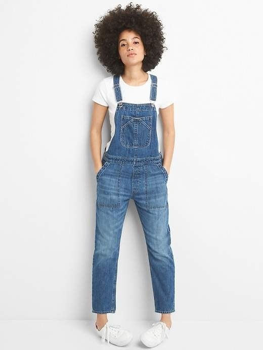 Look by HadleyRaeBoutique featuring Relaxed Denim Overalls