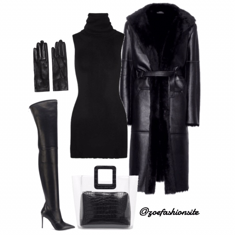Fashion Look Featuring Rick Owens Turtleneck Sweaters and Nasty Gal ...