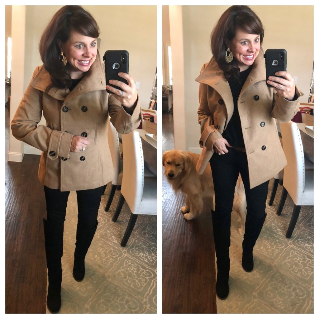 thread & supply double breasted peacoat
