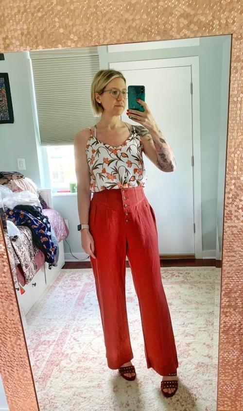 Fashion Look Featuring Express Petite Pants and LOFT Tops by  TheHeartofStyle - ShopStyle