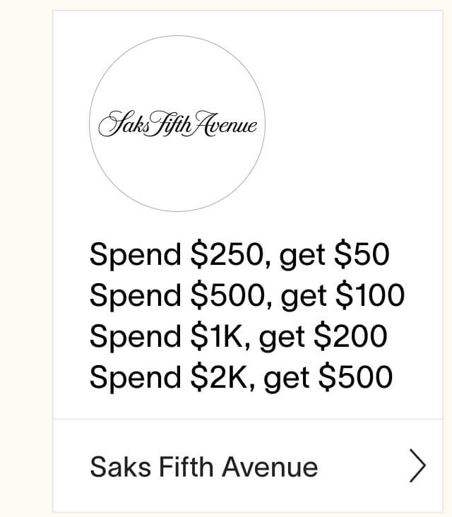 Saks Fifth Ave