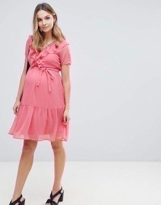 PETITE Madeline Maternity & Nursing Dress, TENCEL