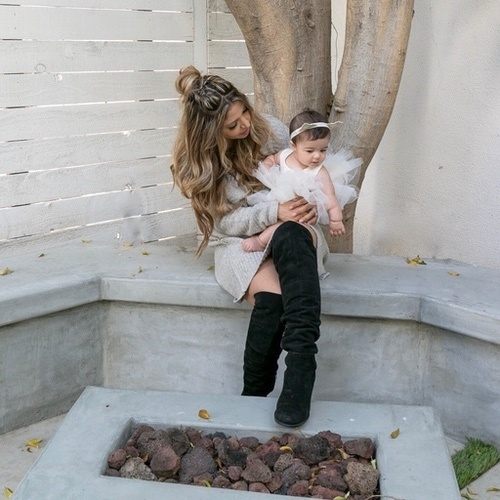 Fashion Look Featuring Free People Crewneck & Swoop Neck Sweaters and Plum Girls' Dresses by