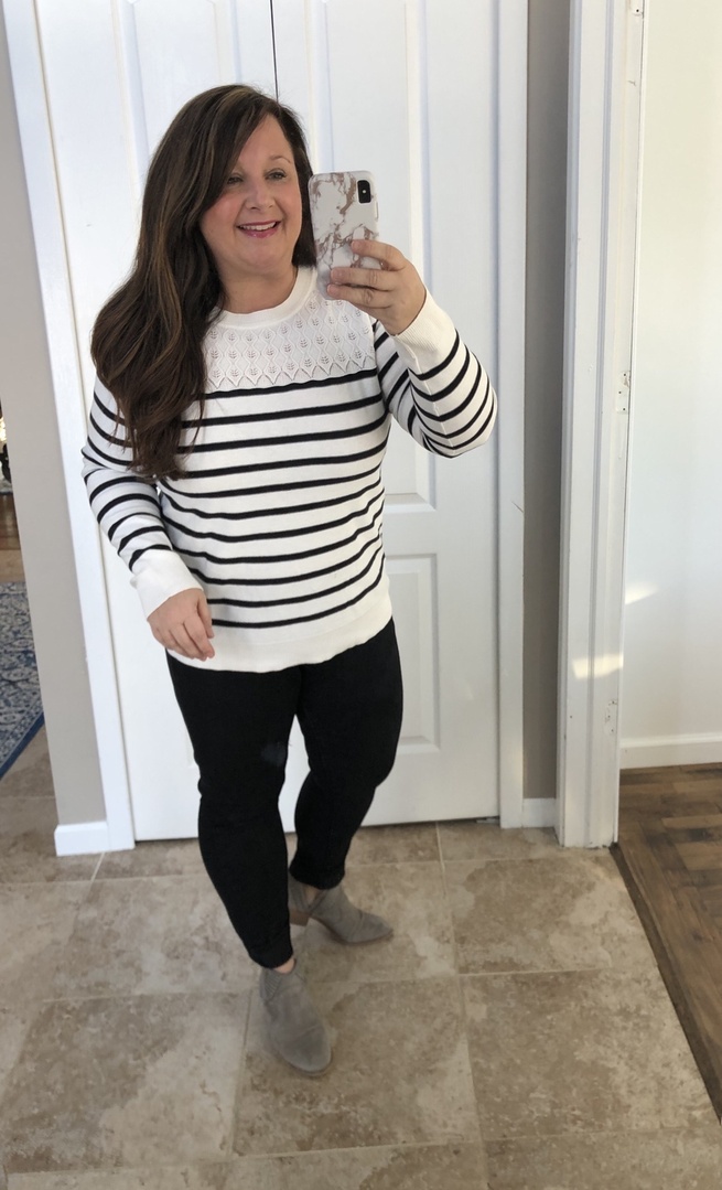 Fashion Look Featuring LOFT Sweaters and Old Navy Petite Denim by ...
