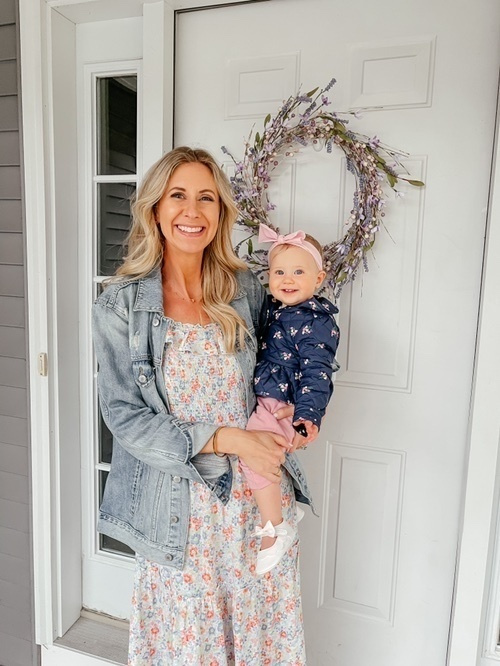 old navy ruffled smocked bodice