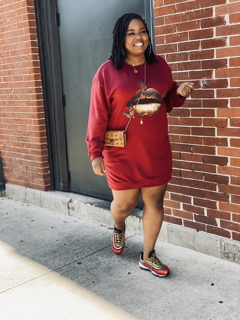 Fashion Look Featuring Nike Plus Size Clothing and Mighty Fine Plus Size  Tops by everythingcurvyandchic - ShopStyle